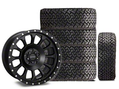 18x9 Pro Comp Rockwell Wheel & 35in 35x12.50R18 Venom Power All-Terrain Terra Hunter X/T Tire Package; Set of 5 (18-24 Jeep Wrangler JL)