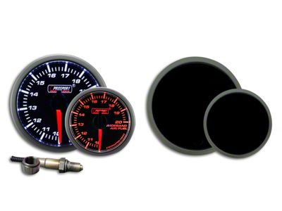 Prosport 52mm Premium Series Wideband Air/Fuel Ratio Gauge; Amber/White; Amber/White (Universal; Some Adaptation May Be Required)