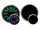 Prosport 52mm Premium Series Water Temperature Gauge; Electrical; Green/White (Universal; Some Adaptation May Be Required)