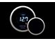 Prosport 52mm Digital Air/Fuel and Voltage Gauge; Electrical; Blue (Universal; Some Adaptation May Be Required)