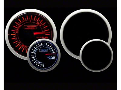 Prosport 52mm Performance Series Air/Fuel Ratio Gauge; Electrical; Amber/White (Universal; Some Adaptation May Be Required)