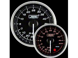 Prosport 52mm Supreme Series Boost Gauge; Electrical; 40 PSI; Amber/White (Universal; Some Adaptation May Be Required)