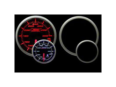 Prosport 60mm Premium Series Oil Temperature Gauge; Electrical; Amber/White (Universal; Some Adaptation May Be Required)