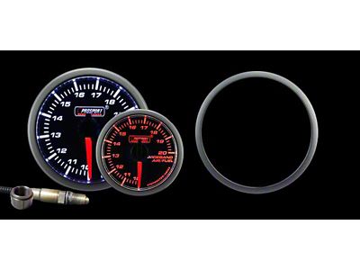 Prosport 60mm Premium Series Wideband Air/Fuel Ratio Gauge; Amber/White (Universal; Some Adaptation May Be Required)