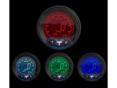 Prosport 80mm Premium EVO Series Speedometer; 85mm (Universal; Some Adaptation May Be Required)