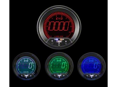 Prosport 80mm Premium EVO Series Tachometer; 85mm (Universal; Some Adaptation May Be Required)