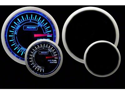 Prosport 52mm Performance Series Air/Fuel Ratio Gauge; Electrical; Blue/White (Universal; Some Adaptation May Be Required)