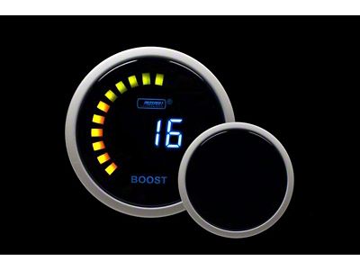 Prosport 52mm Digital Boost Gauge; Electrical; 45 PSI (Universal; Some Adaptation May Be Required)