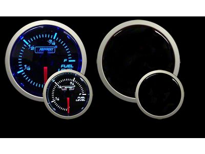 Prosport 52mm Performance Series Fuel Level Gauge; Electrical; Blue/White (Universal; Some Adaptation May Be Required)