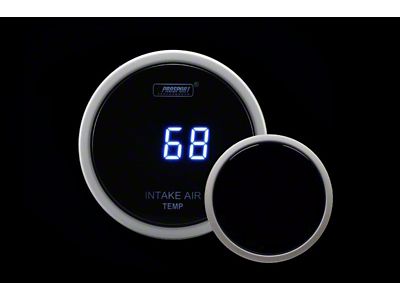 Prosport 52mm Digital Intake Temperature Gauge; Electrical; Blue (Universal; Some Adaptation May Be Required)