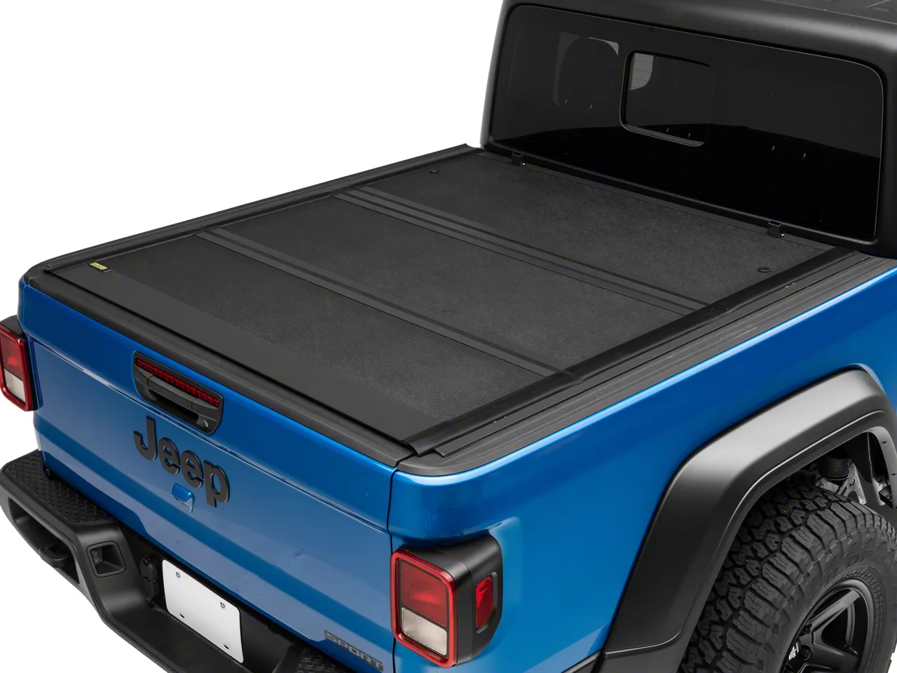 Proven Ground Jeep Gladiator Low Profile Hard Tri-Fold Tonneau Cover ...