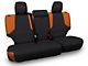 PRP Neoprene Front Seat Covers; Black and Orange (10-24 4Runner)