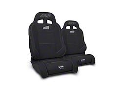 PRP Enduro Elite Trek Edition Reclining Suspension Seats and Mounts; Black (95-01 Jeep Cherokee XJ)