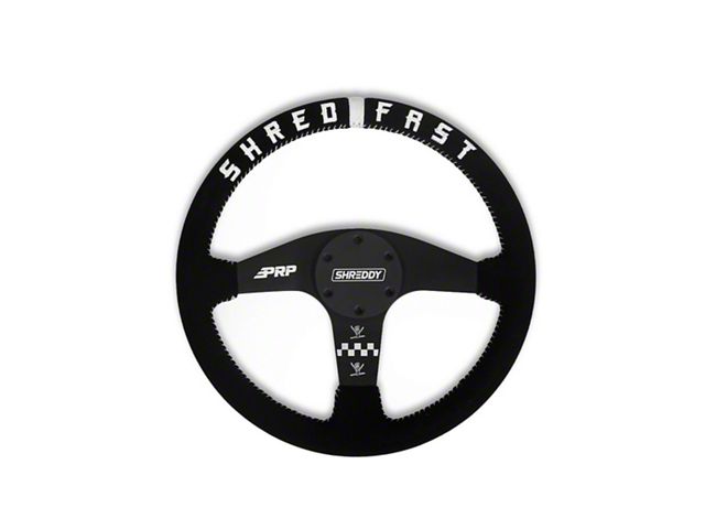 PRP PRP X Shreddy Shred Fast Steering Wheel; Flat (Universal; Some Adaptation May Be Required)