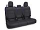 PRP Rear Bench Seat Cover; Black and Purple Vinyl (20-24 Jeep Gladiator JT w/ Cloth Seats)