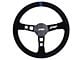 PRP Deep Dish Suede Steering Wheel; Blue (Universal; Some Adaptation May Be Required)