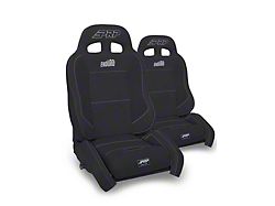 PRP Enduro Elite Crawl Edition Reclining Suspension Seats and Mounts; Black (07-18 Jeep Wrangler JK)