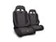 PRP Enduro Elite Trek Edition Reclining Suspension Seats and Mounts; Gray/Black (76-95 Jeep CJ7 & Wrangler YJ)