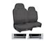 PRP Enduro High Back Reclining Suspension Seat and Mount Kit; Gray (97-02 Jeep Wrangler TJ)