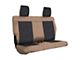 PRP Rear Seat Cover; Black and Tan (11-12 Jeep Wrangler JK 4-Door)