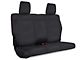 PRP Rear Seat Cover; Black with Red Stitching (11-12 Jeep Wrangler JK 4-Door)