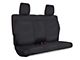 PRP Rear Seat Cover; Black with Red Stitching (2007 Jeep Wrangler JK 4-Door)