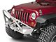 Poison Spyder Brawler Lite Front Bumper with Trail Stinger; Bare Steel (07-18 Jeep Wrangler JK)