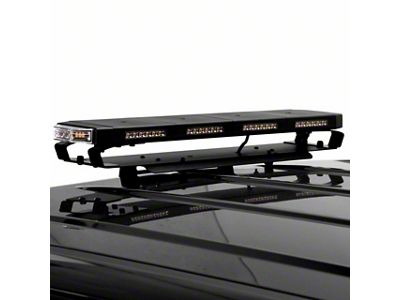 Putco 24-Inch Amber LED Stealth Roof Top Strobe Light Bar (Universal; Some Adaptation May Be Required)