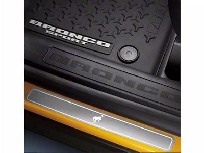 Putco Stainless Steel Door Sills with Bronco Etching (21-24 Bronco 2-Door)