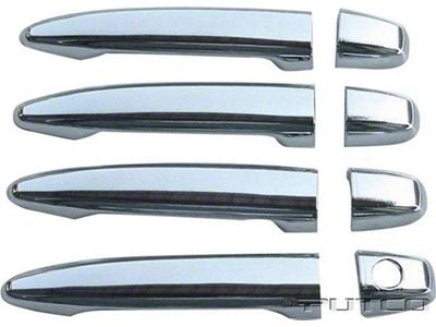 Putco Door Handle Covers; Chrome (05-11 Tacoma Access Cab)