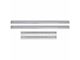 Putco Stainless Steel Door Sills; Front and Rear (20-24 Jeep Gladiator JT)