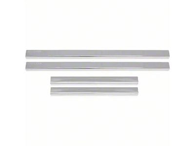 Putco Stainless Steel Door Sills; Front and Rear (18-25 Jeep Wrangler JL 4-Door)