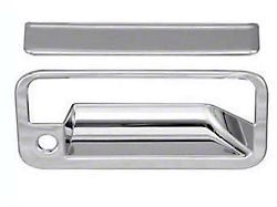 Putco Tailgate Base and Handle Covers with Keyhole Opening; Chrome (16-21 Titan XD)