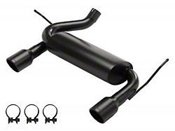 Pypes Street Pro Axle-Back Exhaust System with Black Tips (07-18 Jeep Wrangler JK)