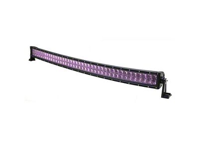 Quake LED 42-Inch Ultra Arc Accent Series Curved RGB Dual Row LED Light Bar; Spot Beam (Universal; Some Adaptation May Be Required)