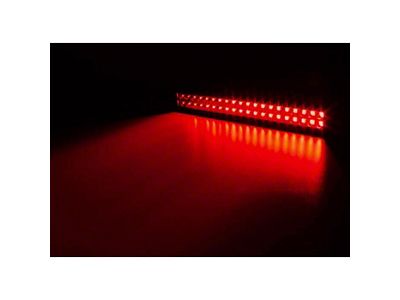 Quake LED 22-Inch Magma Series Dual Row LED Light Bar; White/Red Combo Beam (Universal; Some Adaptation May Be Required)