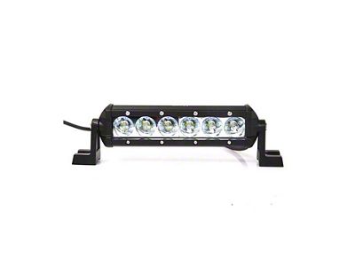 Quake LED 7.50-Inch Obsidian Series Single Row LED Light Bar; Spot Beam (Universal; Some Adaptation May Be Required)