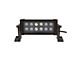 Quake LED 8-Inch Blackout Series Dual Row LED Light Bar; Combo Beam (Universal; Some Adaptation May Be Required)