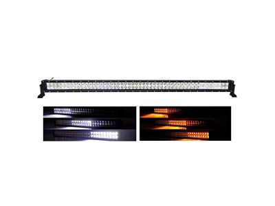 Quake LED 53-Inch Amber Supernova Strobe LED Light Bar; Combo Beam (Universal; Some Adaptation May Be Required)