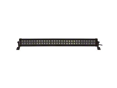 Quake LED 32-Inch Blackout Series Dual Row LED Light Bar; Combo Beam (Universal; Some Adaptation May Be Required)