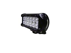 Quake LED 6.50-Inch Defcon Series Dual Row LED Light Bar; Spot Beam (Universal; Some Adaptation May Be Required)