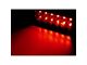 Quake LED 8-Inch Magma Series Dual Row LED Light Bar; Combo Beam; White/Red LED (Universal; Some Adaptation May Be Required)