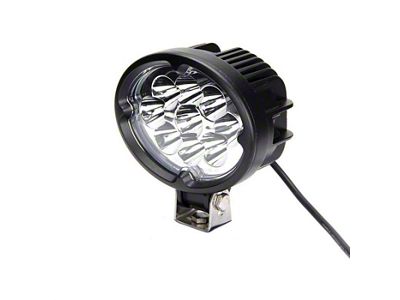 Quake LED 5.50-Inch Pulsar Series Work Light; 27-Watt; Flood Beam (Universal; Some Adaptation May Be Required)