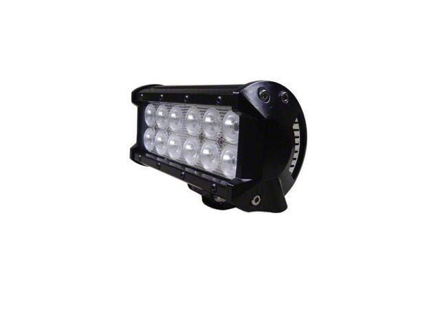 Quake LED 6.50-Inch Defcon Series Dual Row LED Light Bar; Spot Beam (Universal; Some Adaptation May Be Required)