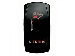 Quake LED 2-Way Nitrous Rocker Switch; Red (Universal; Some Adaptation May Be Required)