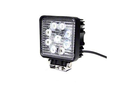 Quake LED 4-Inch Fracture Series Work Light; Bright White; Flood Beam (Universal; Some Adaptation May Be Required)