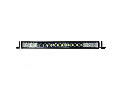 Quake LED 32-Inch Hybrid Series Dual Row LED Light Bar; Combo Beam (Universal; Some Adaptation May Be Required)