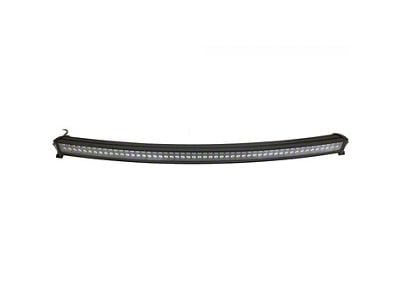 Quake LED 54-Inch Blackout Series Curved Dual Row LED Light Bar; Spot Beam (Universal; Some Adaptation May Be Required)