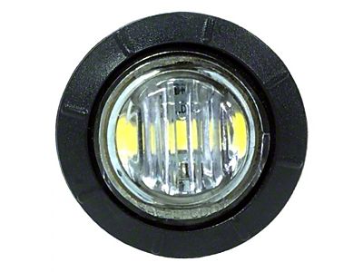 Quake LED Side Marker Lamps; White; 6-Pack (Universal; Some Adaptation May Be Required)