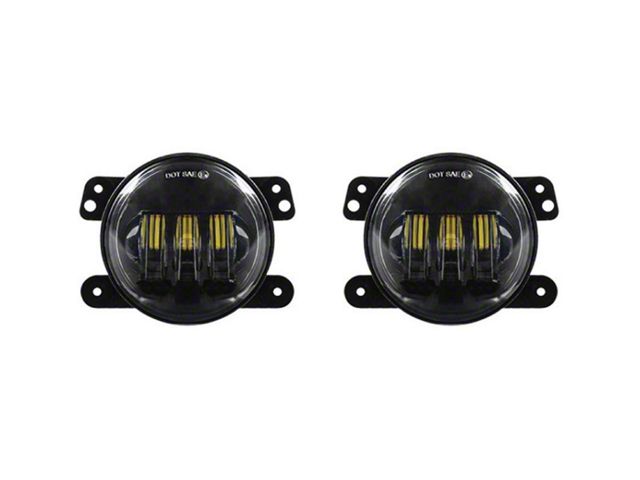 Quake LED Tempest 4-Inch RGB Fog Lights (18-24 Jeep Wrangler JL)